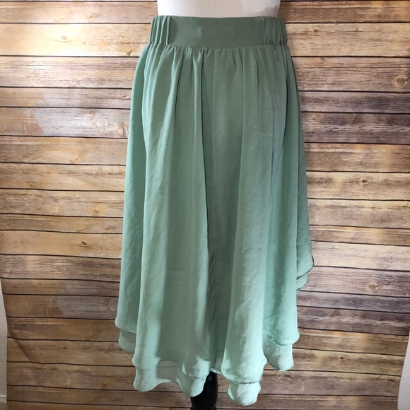 Urban Outfitters Staring at Stars Mint Green Skirt - Picture 2 of 8